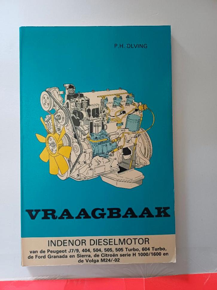 Boek Softcover - Auto Vraagbaak - Indenor Dieselmotor, Boeken, Auto's | Boeken, Gelezen, Algemeen, Ophalen of Verzenden