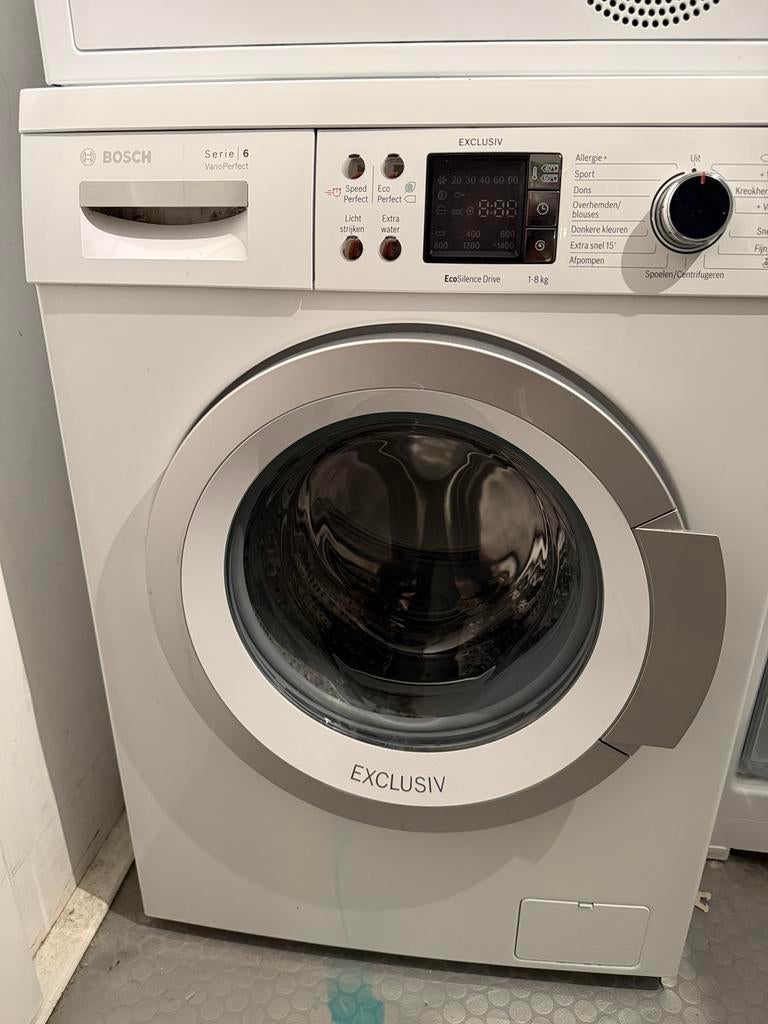 Bosch Serie 6 VarioPerfect Exclusiv wasmachine 75 euro, Witgoed en Apparatuur, Ophalen, Zo goed als nieuw, 85 tot 90 cm, 1200 tot 1600 toeren