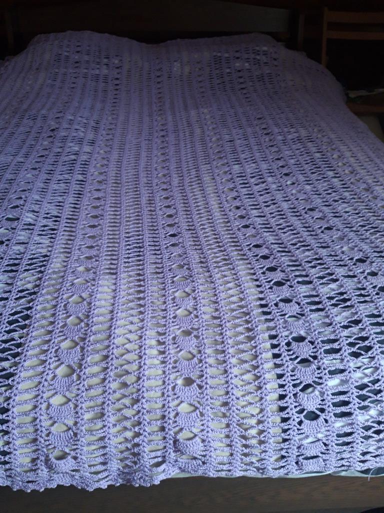 Gehaakte sprei., Ophalen of Verzenden, Zo goed als nieuw, Tweepersoons, Overige typen