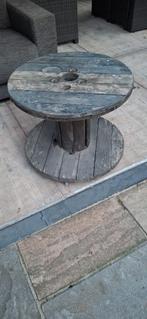 bijzet tafel haspel, Ophalen, Minder dan 55 cm, Gebruikt, Rond