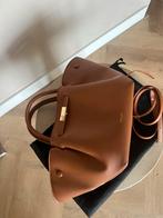 Demellier midi lichtbruin, Ophalen of Verzenden, Zo goed als nieuw, Bruin, Handtas