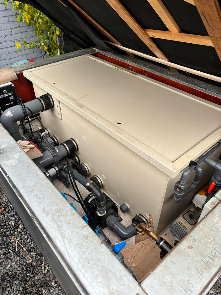 Groot Trommelfilter vijver met UV lamp & besturing, Tuin en Terras, Vijvers, Gebruikt, Ophalen