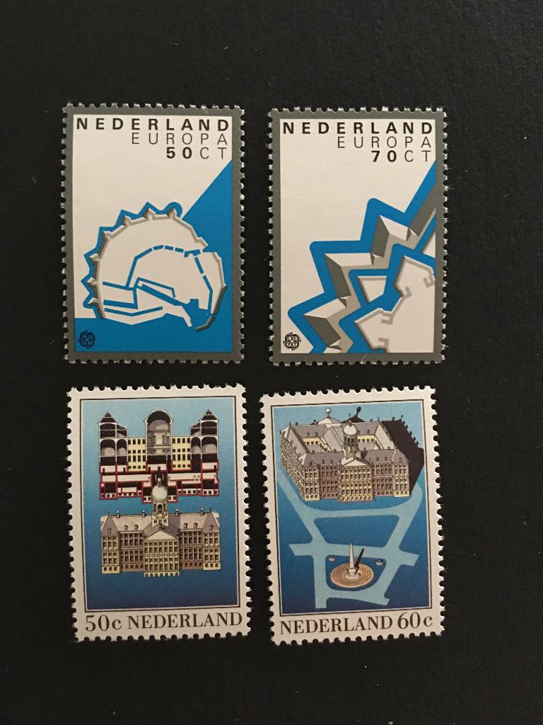 i97-1271pf Nederland 1982 NVPH 1271 tm 1274 Postfris, Ophalen of Verzenden, Na 1940, Postfris