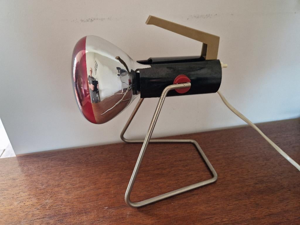 Vintage Philips Infraphil Design warmteLamp. HP 3204, Ophalen of Verzenden, Zo goed als nieuw, Minder dan 50 cm