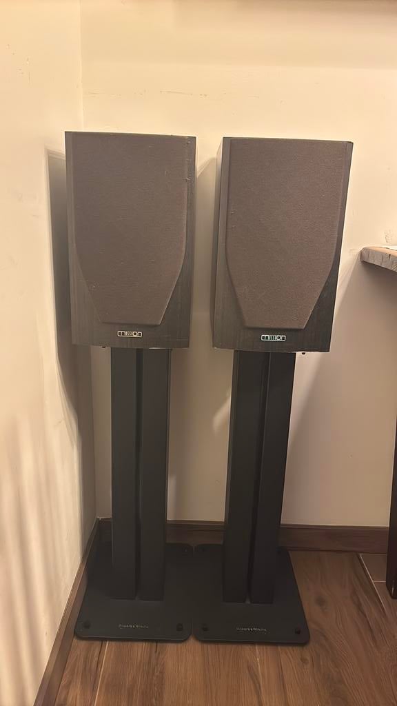 Mission speakers., Zo goed als nieuw, 60 tot 120 watt, Front, Rear of Stereo speakers, Ophalen