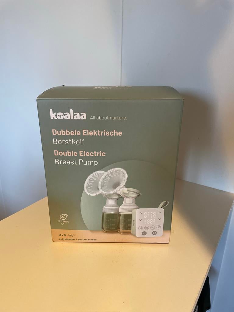 Koalaa Dubbele Elektrische Borstkolf - Zo goed als nieuw, Ophalen of Verzenden, Zo goed als nieuw, Borstkolf