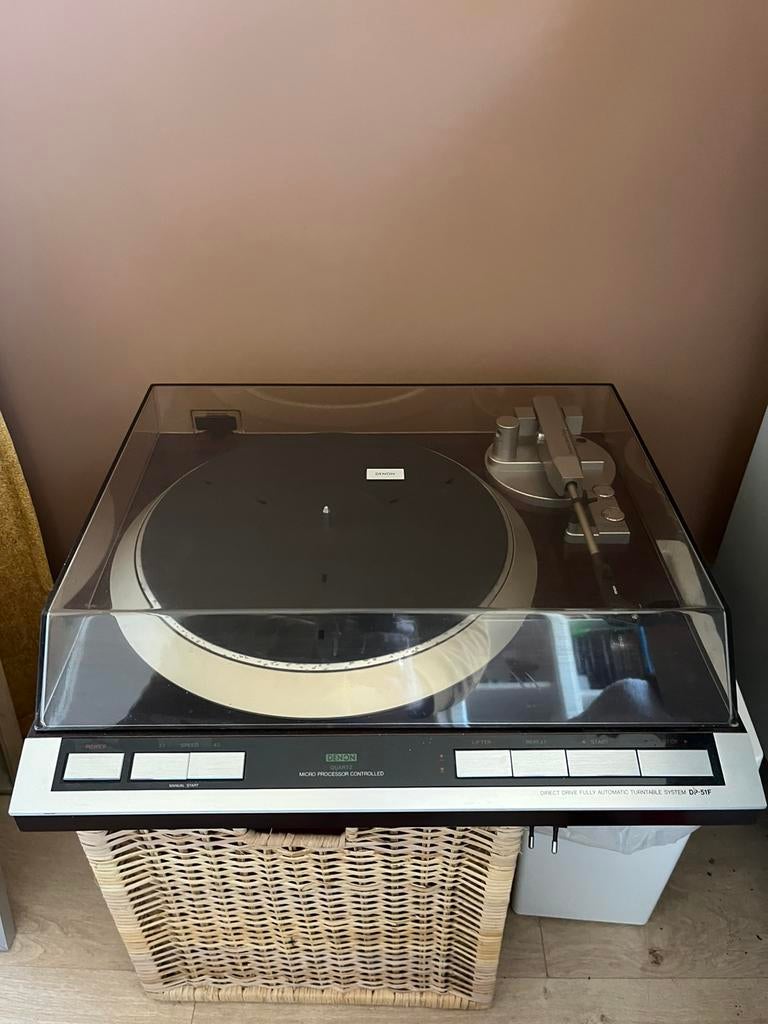 Originele Denon DP-51F stofkap – zeer nette staat, Ophalen of Verzenden, Zo goed als nieuw, Overige merken