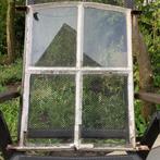 3 oude ijzeren stal- schuurramen, Doe-het-zelf en Verbouw, Glas en Ramen, Ophalen, Gevelraam of Ruit, Gebruikt, Minder dan 80 cm
