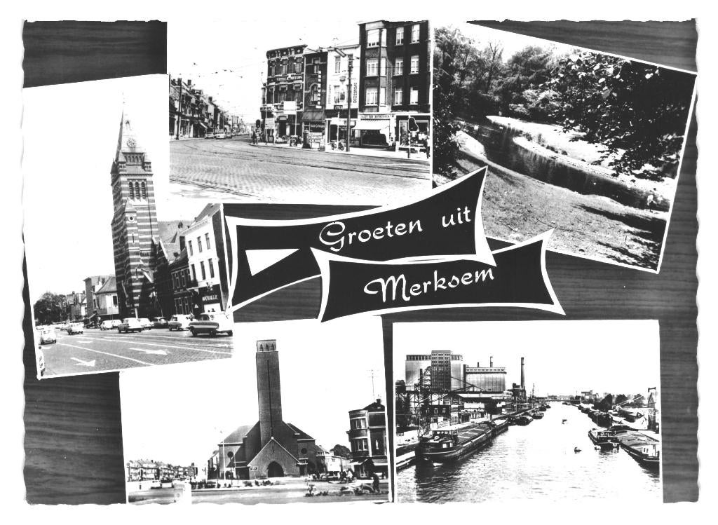 802111	Merksem	1968	 	 	Nette oude kaart Onbeschreven, Ophalen of Verzenden, 1960 tot 1980, Ongelopen, Antwerpen