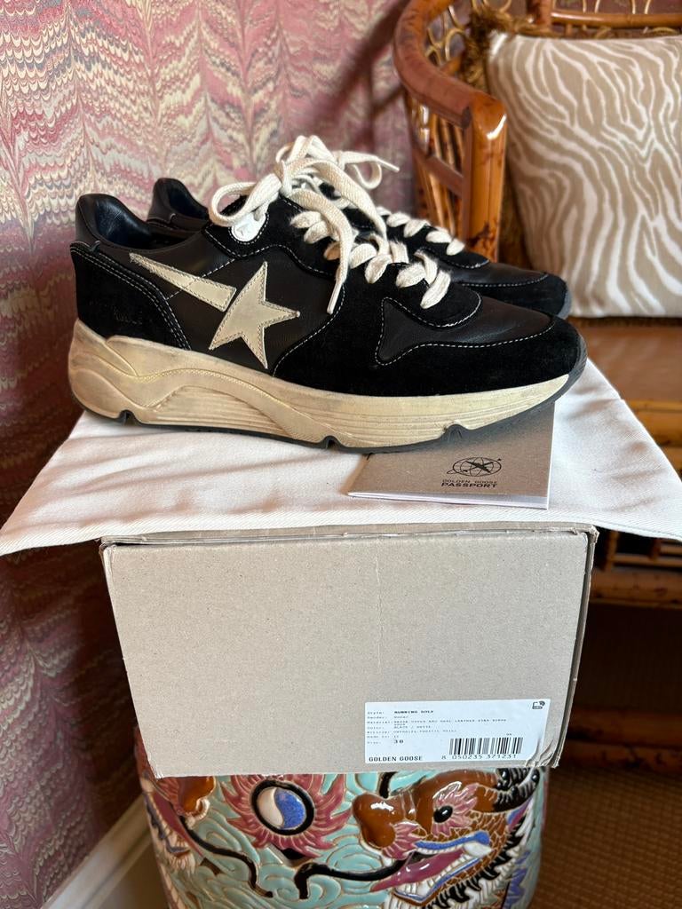 Sneakers Golden Goose zgan, Ophalen of Verzenden, Zo goed als nieuw, Zwart, Sneakers of Gympen