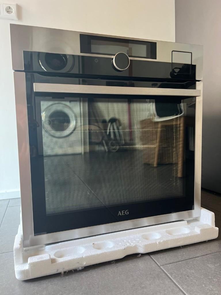 stoomoven AEG, Witgoed en Apparatuur, Ovens, Oven, Inbouw, 45 tot 60 cm, Ophalen
