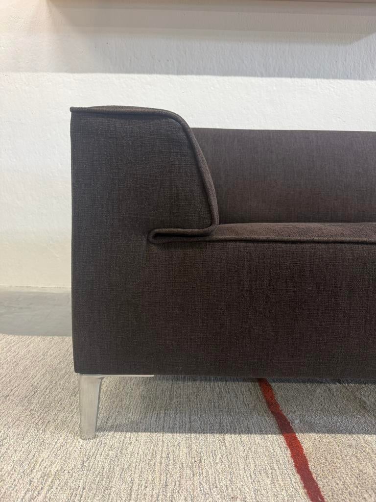 Pode Edit Bank 2,5 zits Evla stof Bruin 183, 150 tot 200 cm, Tweepersoons, 75 tot 100 cm, Zo goed als nieuw