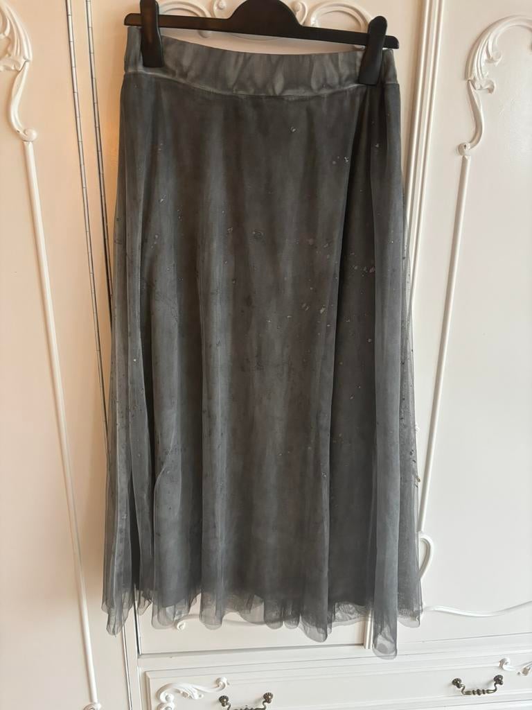 Nieuw grijs tule rok Halloween Carnaval maat S/M, Maat 38/40 (M), Nieuw, Ophalen of Verzenden, Grijs