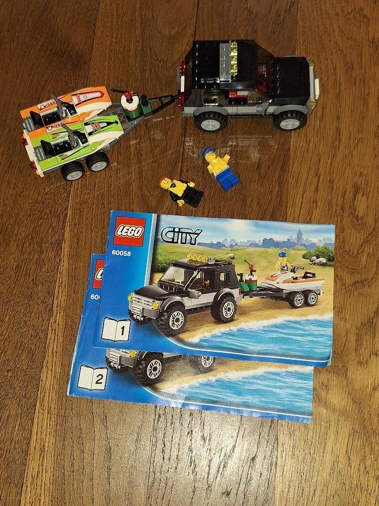 Lego City 60058 SUV met waterscooters., Compleet, Lego, Ophalen of Verzenden, Complete set