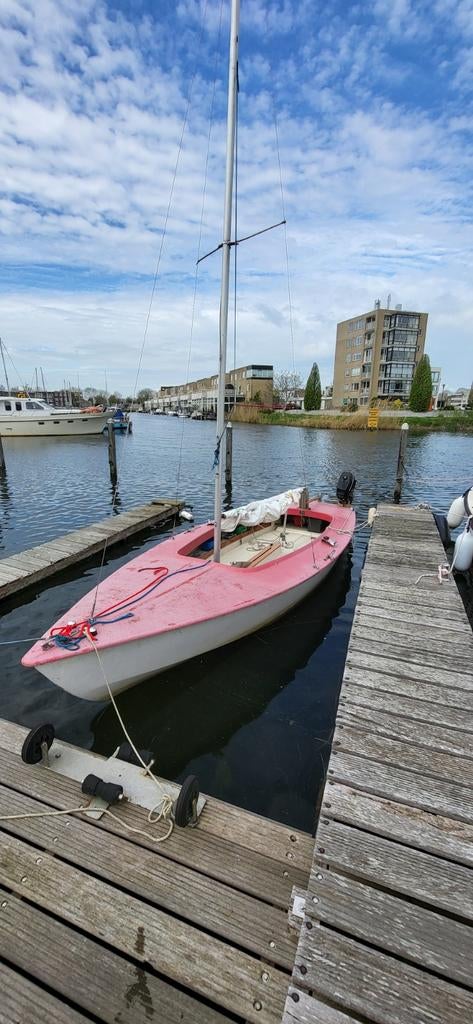 Spanker Flying Arrow open zeilboot – Vaarklaar met 4pk motor, Ophalen, Gebruikt, Overige typen, 3 tot 6 meter