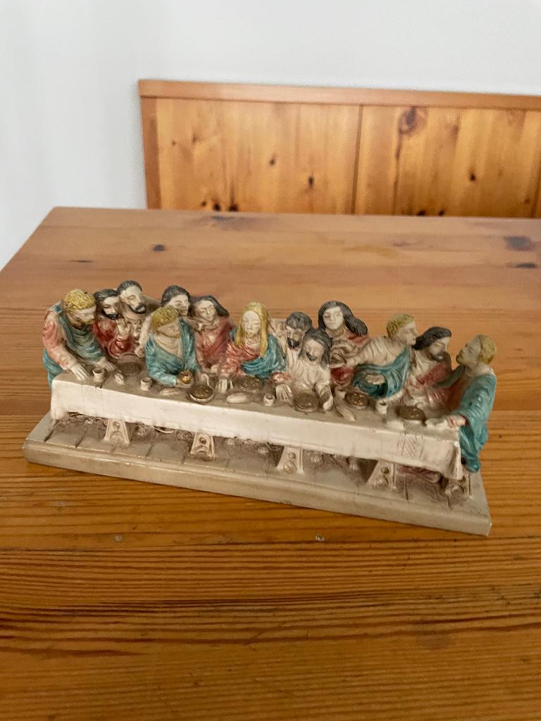 Beeld - het laatste avondmaal - a. Giannetti, Antiek en Kunst, Ophalen of Verzenden