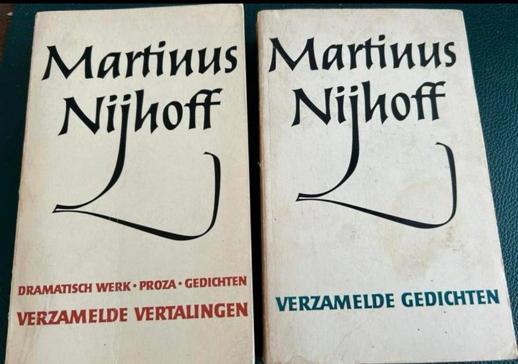 2 boeken MARTINUS NIJHOFF VERZAMELDE GEDICHTEN, Ophalen of Verzenden, Gelezen, Eén auteur