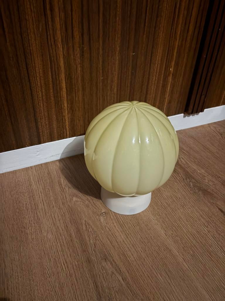 Vintage Thabur Plafondlamp, Huis en Inrichting, Lampen | Plafondlampen, Ophalen of Verzenden, Gebruikt, Glas