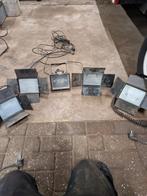Set van 5 bouwlampen / werklampen, Ophalen of Verzenden, Gebruikt, 200 tot 500 watt, Lamp met armatuur