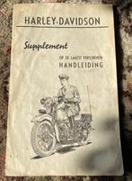 Harley Davidson handleiding 1939 -1940 (WO2) leger- politie, Ophalen of Verzenden, Harley-Davidson of Buell