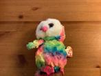 TY Beanie Boo knuffel Owen de Uil. 15 cm. regenboogkleurig, Kinderen en Baby's, Speelgoed | Knuffels en Pluche, Ophalen of Verzenden