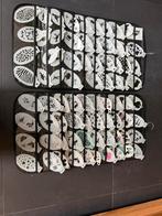 80 Schmink Sjablonen met 2 Opberghoezen - Ideaal voor Feestj, Hobby en Vrije tijd, Feestartikelen, Ophalen, Gebruikt