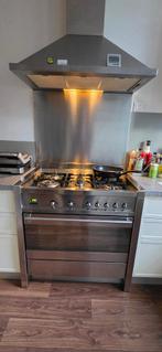 Smeg gasfornuis met elektrische oven 90cm breed, Ophalen, Gebruikt