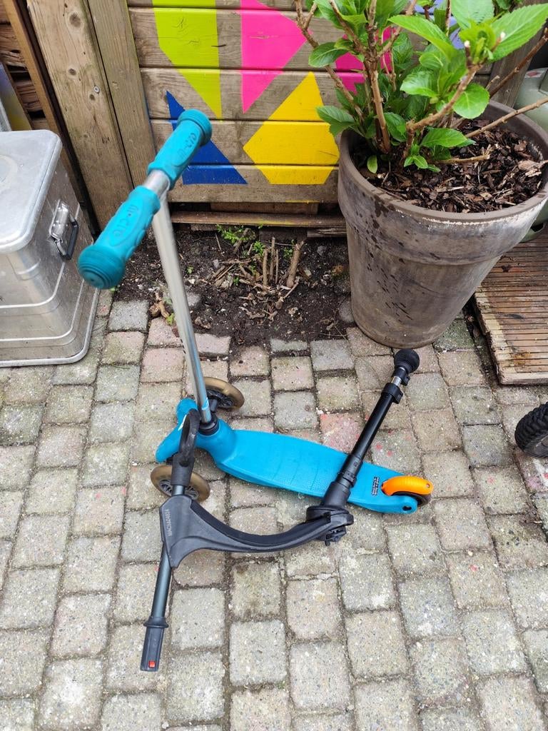 Mini Micro Step Classic met werkende Led wielen en zitje, Fietsen en Brommers, Steps, Ophalen, Gebruikt, Gewone step, Mini Micro