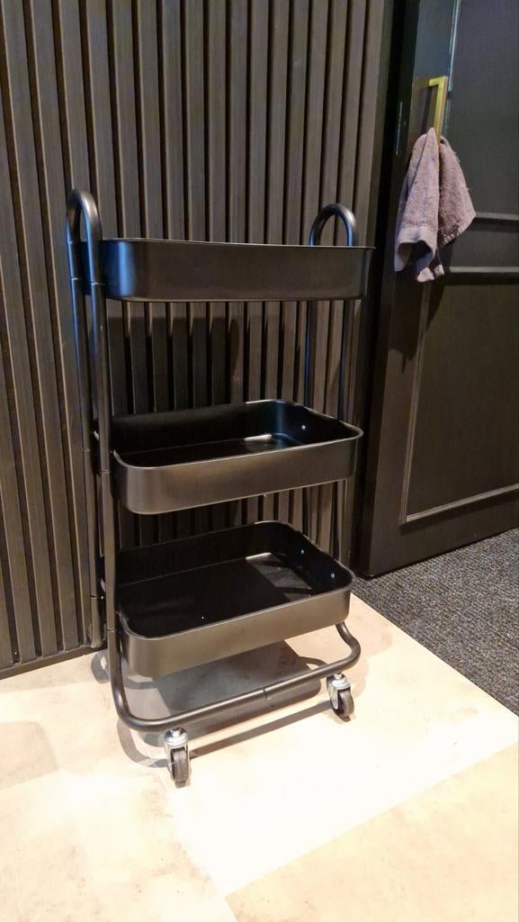 Metalen (keuken) trolley - 29x43x73 cm, Ophalen, Gebruikt