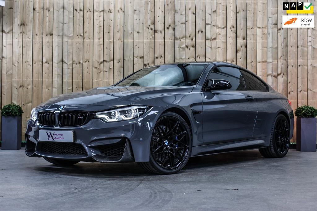 BMW 4-serie Coupé M4 Competition *Org NL*Akrapovic*Grigio T, Auto's, Automaat, Achterwielaandrijving, Gebruikt, 4-Serie