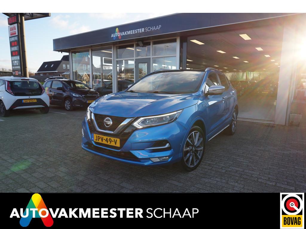 Nissan QASHQAI 1.3 DIG-T Tekna + ,48dkm Automaat Incl 12 mnd, 12 maanden, Gebruikt, 4 cilinders, Leder