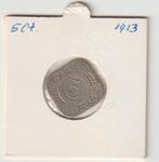 5 cent 1913, Ophalen of Verzenden, Koningin Wilhelmina, 5 cent, Losse munt