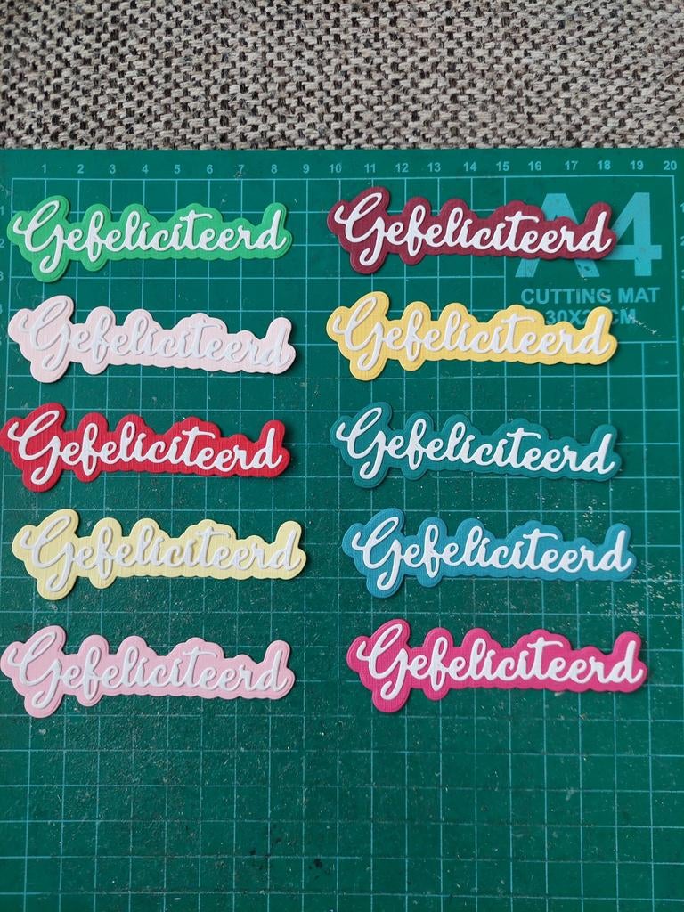 Stansjes, Hobby en Vrije tijd, Ophalen of Verzenden, Nieuw, Overige thema's, Overige typen