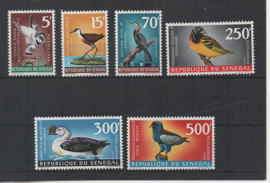 D565 Senegal 378/85 postfris Vogels, Verzenden, Postfris, Dier of Natuur