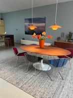 Ovale tulip tafel, 100 tot 150 cm, Vintage / midcentury, 200 cm of meer, Zo goed als nieuw