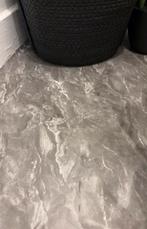 Grijze marmerlook vinyl vloer op rol, Kunststof, Overige typen, Nieuw, 150 cm of meer