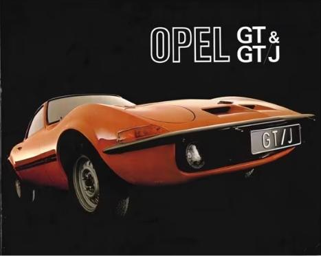 Brochure Opel GT GTJ, Ophalen of Verzenden, Gelezen, Opel