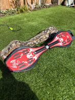 Waveboard rood met drakenprint en tas, Ophalen of Verzenden, Gebruikt, Waveboard