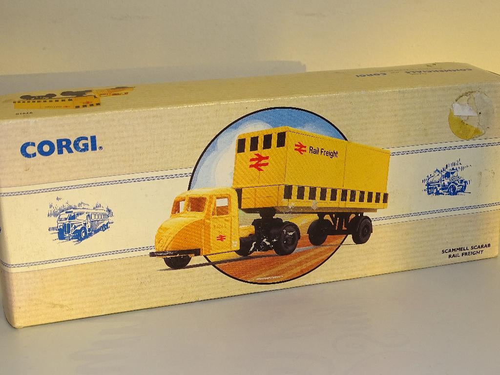 1/50 Corgi Scammel Rail Freight, Ophalen of Verzenden, Nieuw, Bus of Vrachtwagen, Corgi