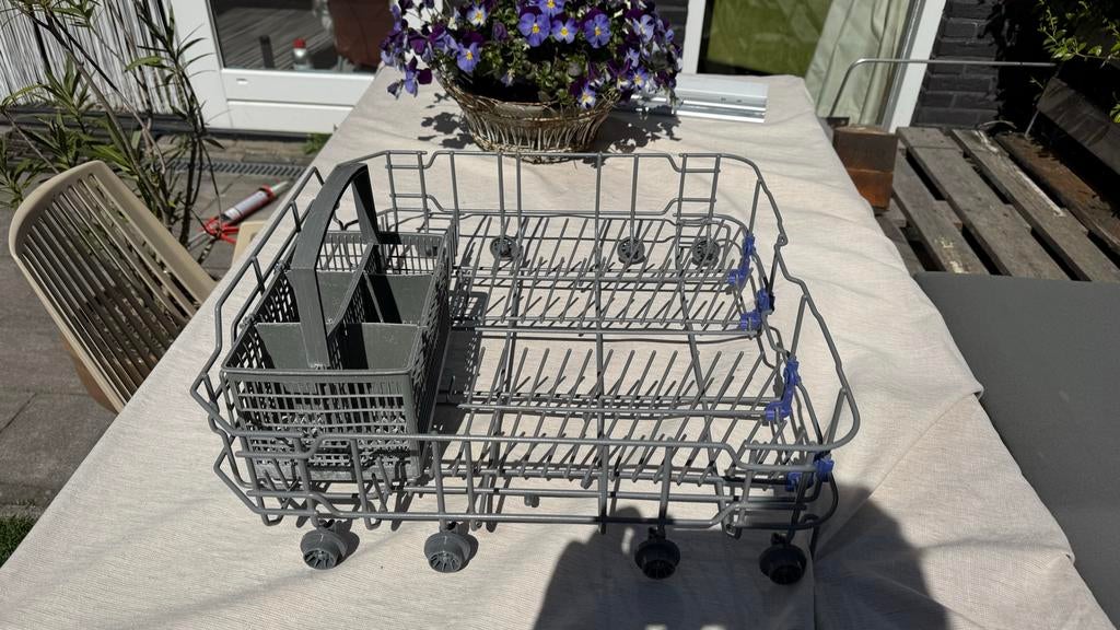 Etna VW547ZT vaatwasser onder- en bovenkorf (z.g.a.n.), Ophalen, Zo goed als nieuw