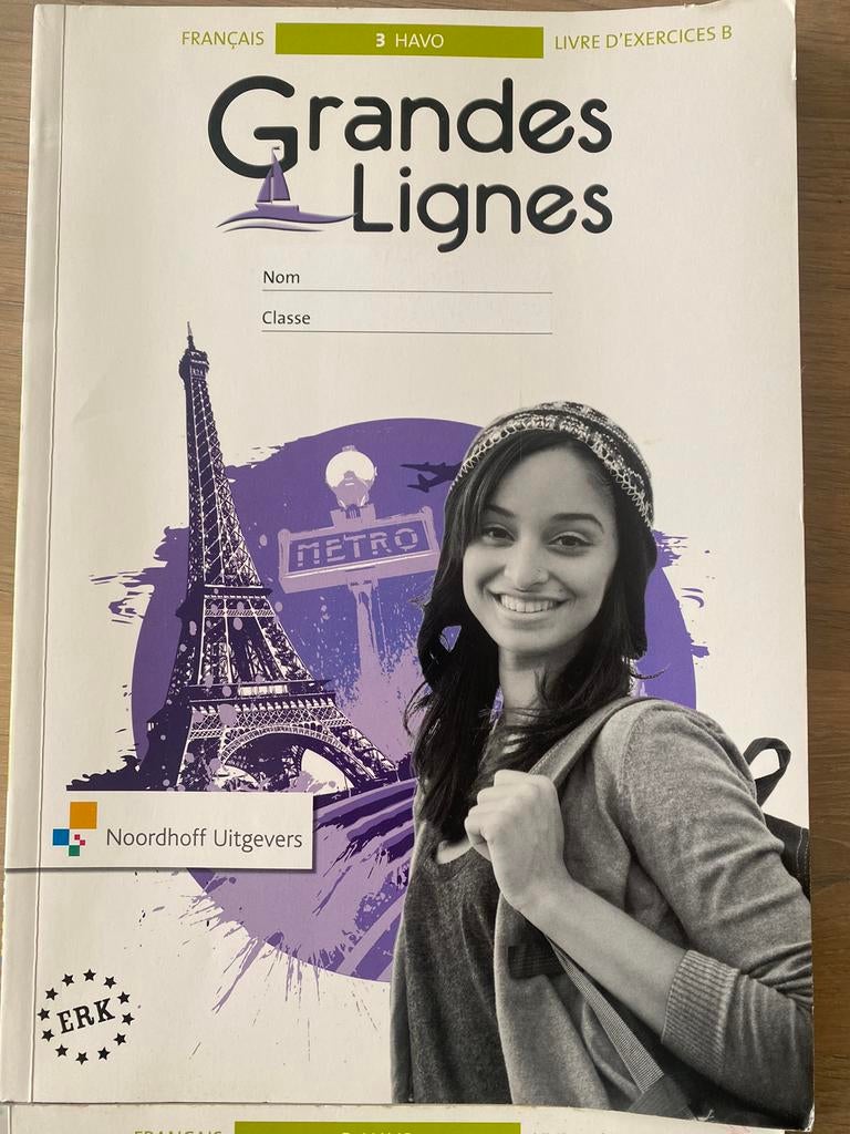 Te koop: Grandes Lignes 3 Havo. Livre d’exercises A + B, Boeken, Ophalen of Verzenden, Zo goed als nieuw, HAVO