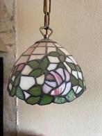 Tiffany-stijl hanglamp met rozenmotief, Antiek en Kunst, Ophalen of Verzenden