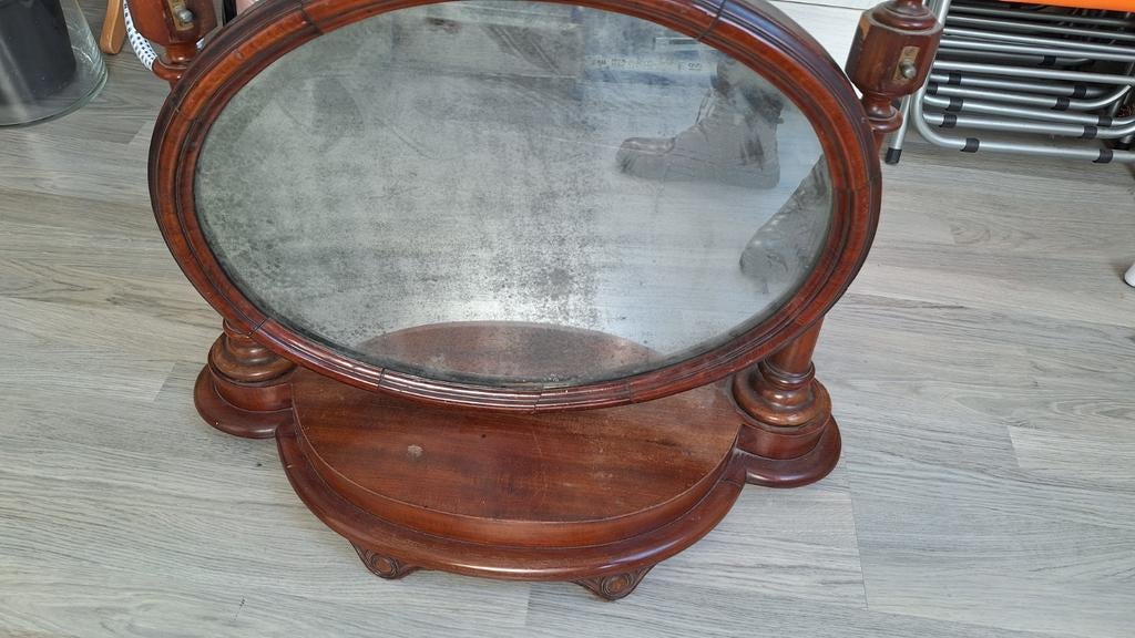 Antieke kapspiegel, Ophalen of Verzenden