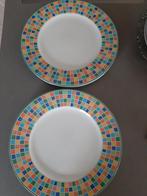 Platte borden 4x, Huis en Inrichting, Keuken | Servies, Ophalen, Overige stijlen, Bord(en)