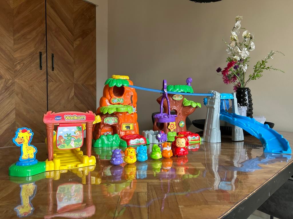 VTech Zoef Zoef Dieren Boomhuis Avontuur Speelset, Kinderen en Baby's, Speelgoed | Vtech, Zo goed als nieuw, 6 maanden tot 2 jaar