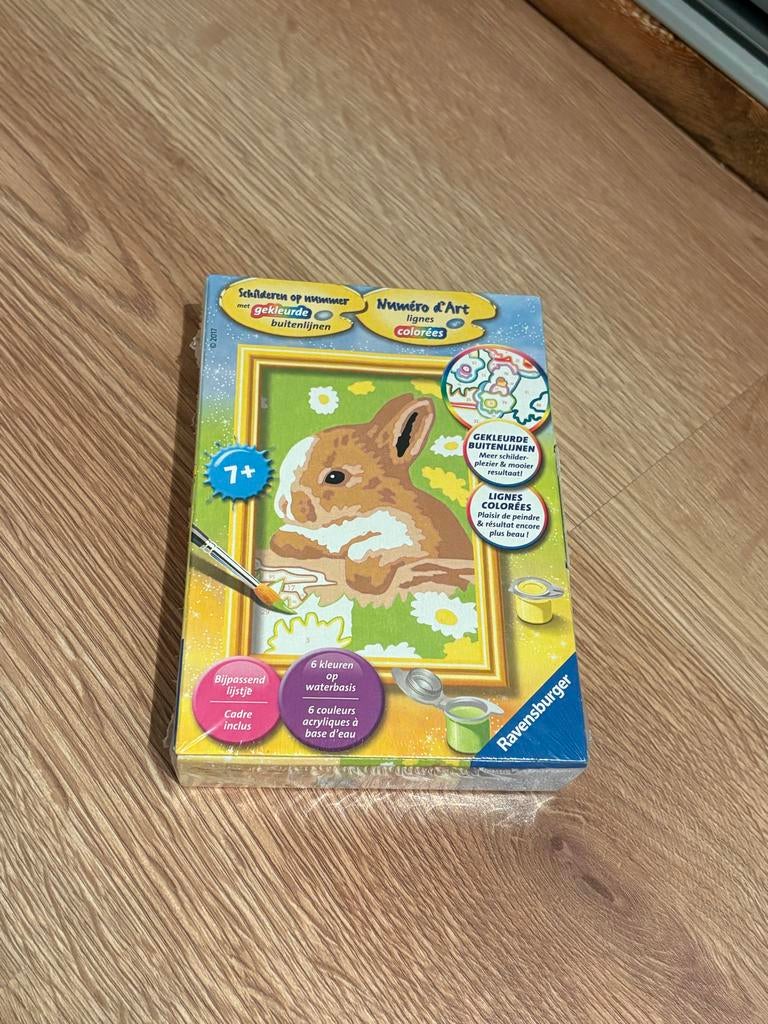 Ravensburger Schilderen op nummer Konijn (7+), Hobby en Vrije tijd, Schilderen, Ophalen, Nieuw, Schilderen op nummer