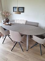 Eetkamer tafel ovaal Bree's New world, Ophalen, Overige materialen, 200 cm of meer, Zo goed als nieuw