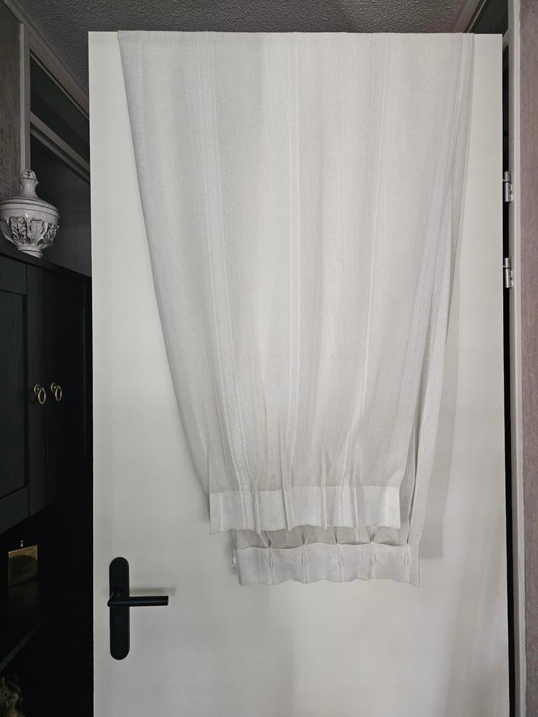 Witte vitrages totaal.6.90 mtr breed., Ophalen, Zo goed als nieuw, 50 tot 100 cm, Minder dan 100 cm