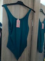 Nieuwe groene body Hunkemöller met prijskaartje, Maat 38/40 (M), Nieuw, Ophalen of Verzenden, Zonder mouw