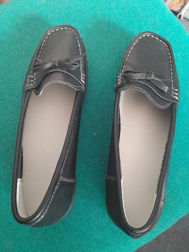 Instappers zwart maat 40, Ophalen of Verzenden, Nieuw, Zwart, Instappers